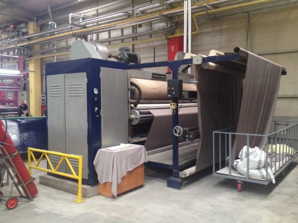 Ramisch Kleinewefers, Calender, 1978, 3000mm Working Width, 3 Cylinders, 40 Tons Pressure, Steam Heated