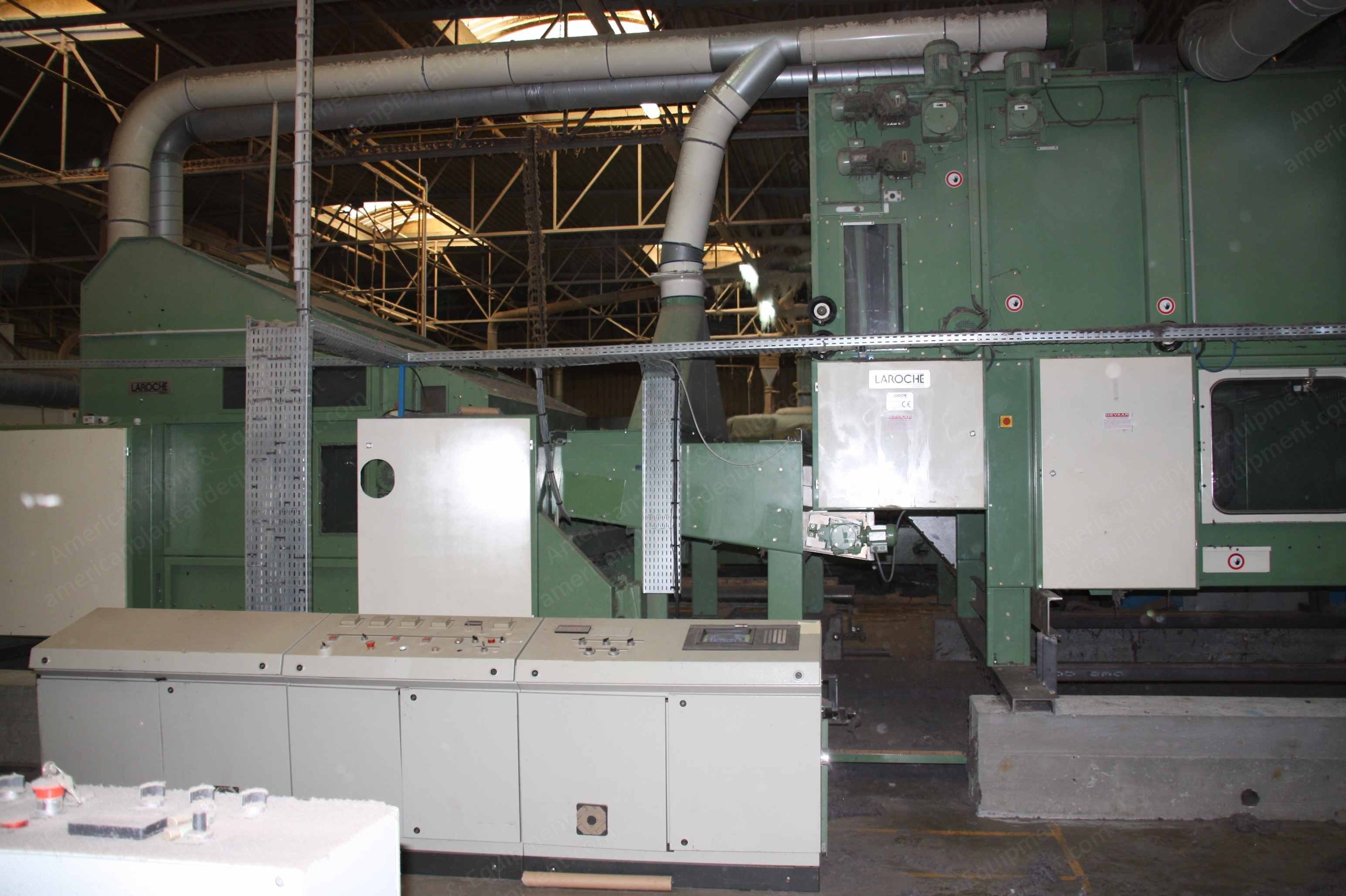 Laroche, Sicam, Automatex Air Laid Line, 2000, 2400mm Width, with 2010 Sicam Thermobonding Oven, Automatex Cutter