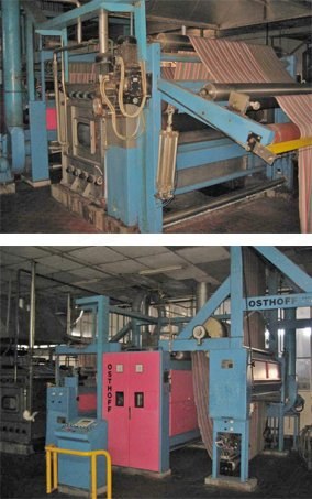 Osthoff, VP 97, 2001, 2200mm Width, with Brusher, Washer, and Padder