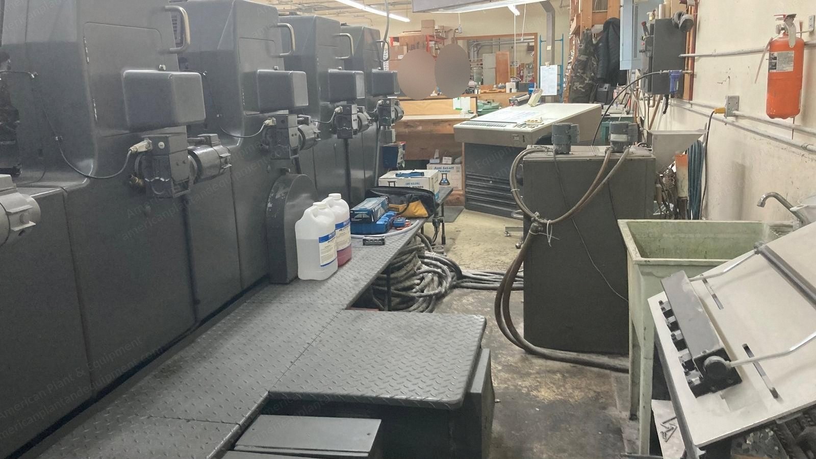 Heidelberg, MOF, 5 Colors, Offset Printing Press with Console