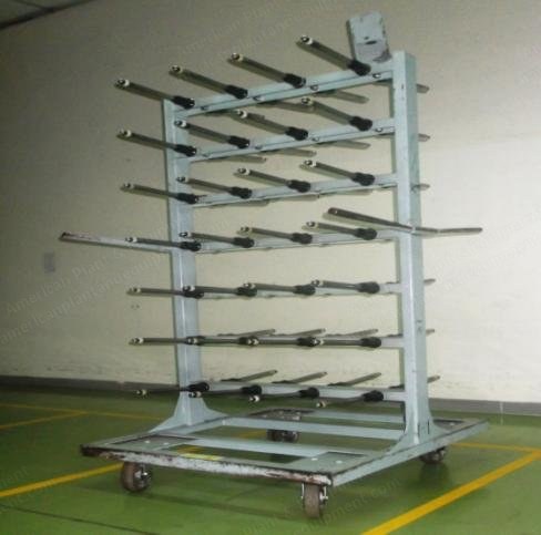 Cabler Doff Trolley, Type 3, 56 Pegs, 885x1000x1835mm