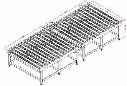 NovaStar, MH145, Roller Conveyor, Mattress Handling, 24 Units Available