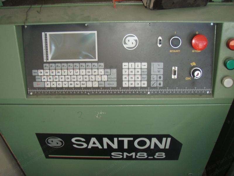 Santoni, SM8.8, 11" Cylinder, 32gg, 1104 Needles, Seamless Sock Machine