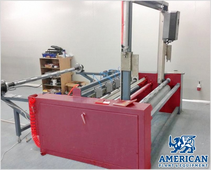 NovaStar, GB140, Gauze Slitting and Rolling Machine, Working Width 900mm to 2100mm, 2.2kW