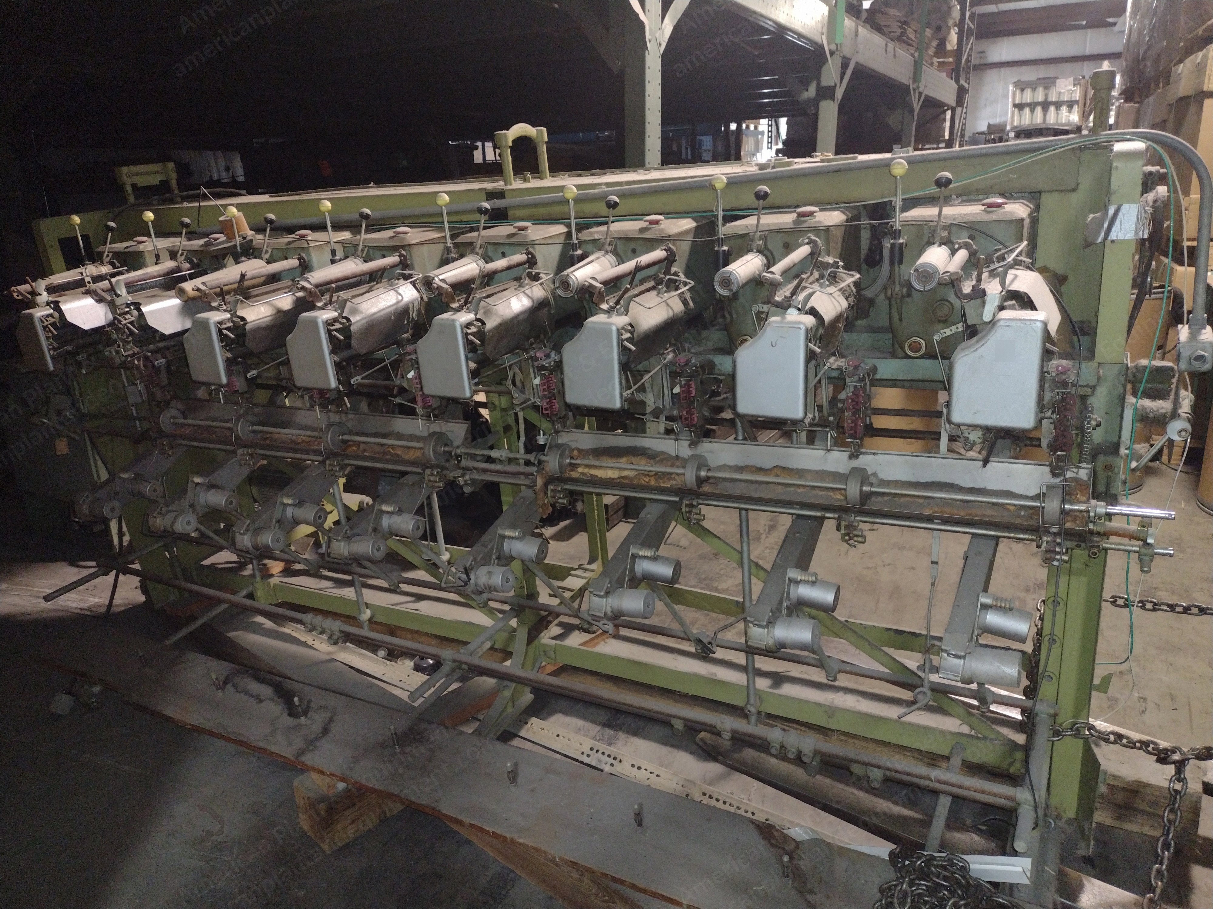 Schweiter, Cone Winder, 8 Positions, 6 Cones, 2 Straight Dye Tubes