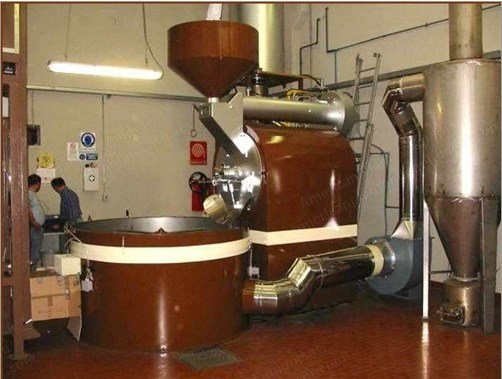 Trabattoni, Wood Fired Roaster, 60/70 kg Capacity, Cast Iron Base