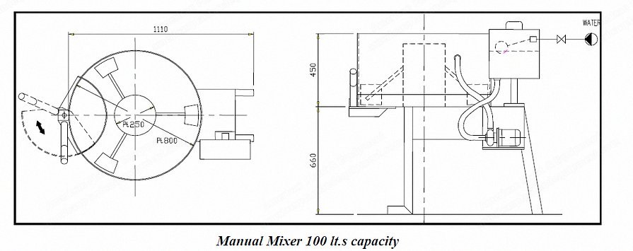 NovaStar, CB100, Double Roman Roof Tile Making Machine, 100L Mixer, Extrusion-Pressure Process