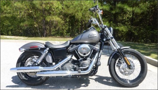 Harley-Davidson, Street Bob Dyna, 2016, 1689cc, 5 Miles, Charcoal Pearl