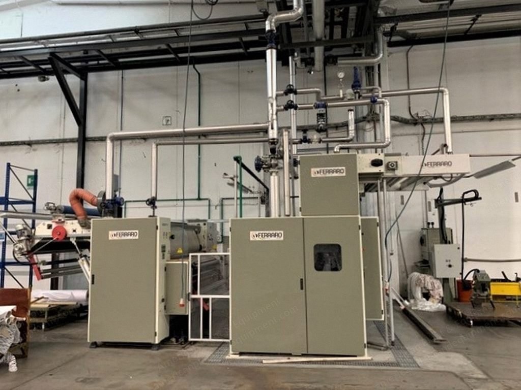 Ferraro, Comptex RA SK 2000, 2017, Sanforizing Machine, Working Width 1850mm, Steam Heated