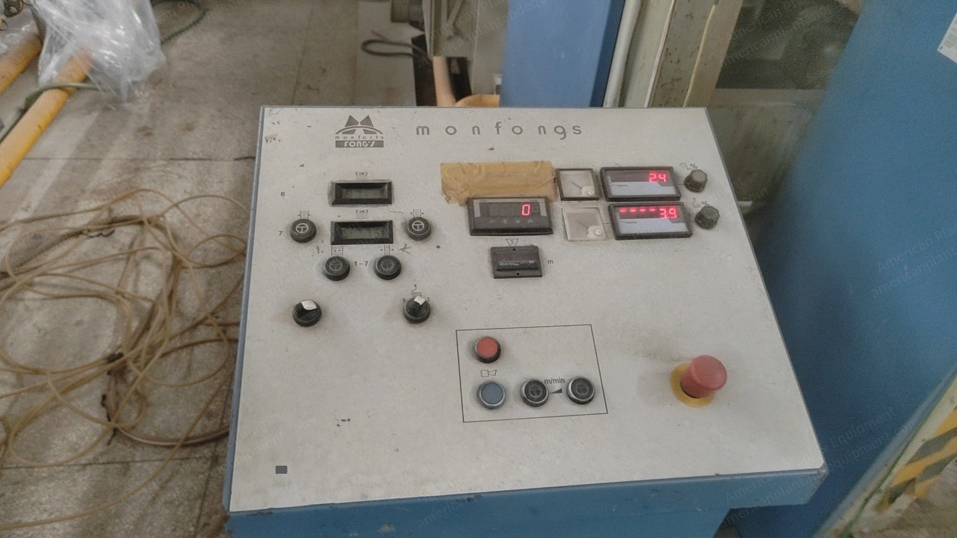 Monfongs, Stenter, 2010, 2200mm Working Width, 8 Chambers, Gas Heated