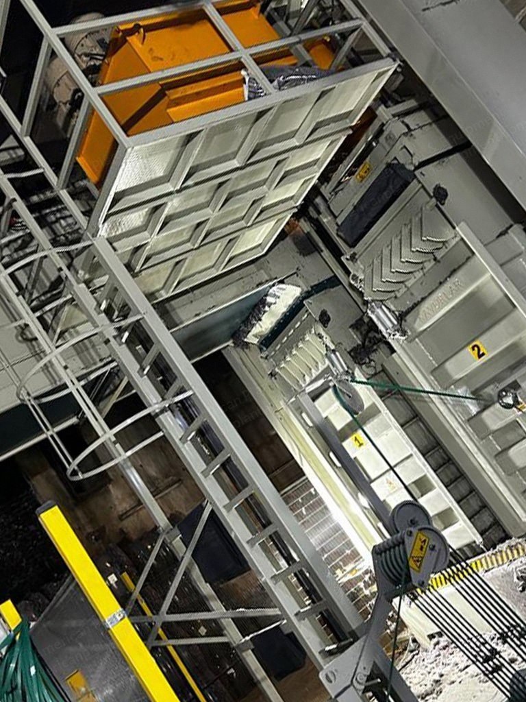 Laroche, Textile Recycling Line, 1996, 2000mm Working Width, 4 Cylinders, 1600 kg/h Capacity