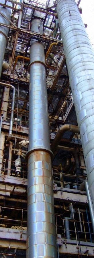 Colin Ryder, Packed Distillation Column System, 950mm to 1000mm Diameter, 21000 Liter, Carbon Steel