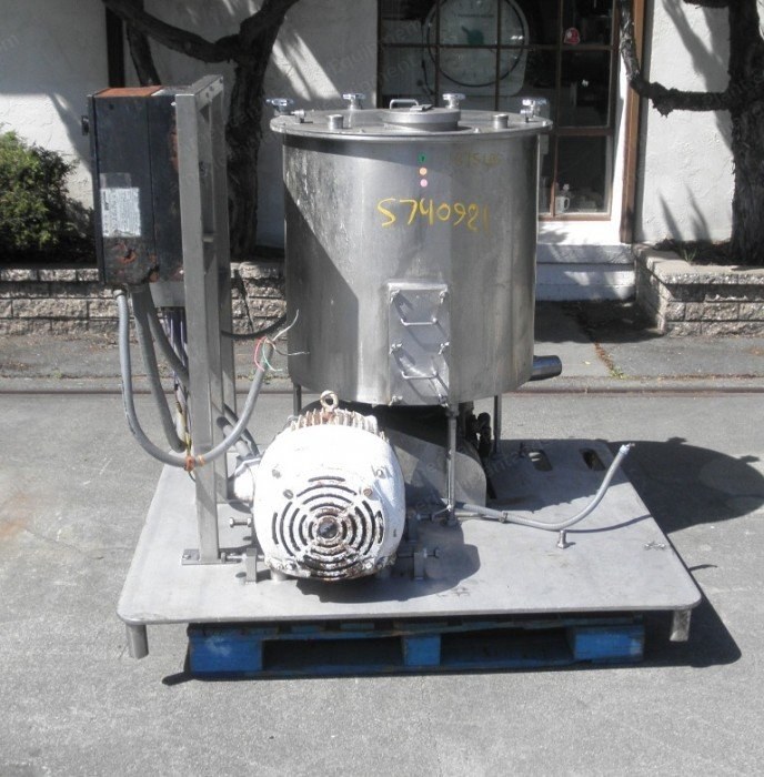 Oakes, 30SMV151, Stainless Steel Slurry Mixer, 90 Gallon, 30x30 inch Chamber