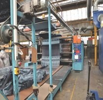 Michele Lamperti, Double Raising Machine, 1988, 3000mm Working Width, 24 Rollers