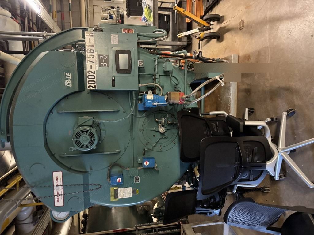 Cleaver Brooks, CBI200 350 015, 2002, 350 HP, 15 PSI, Natural Gas