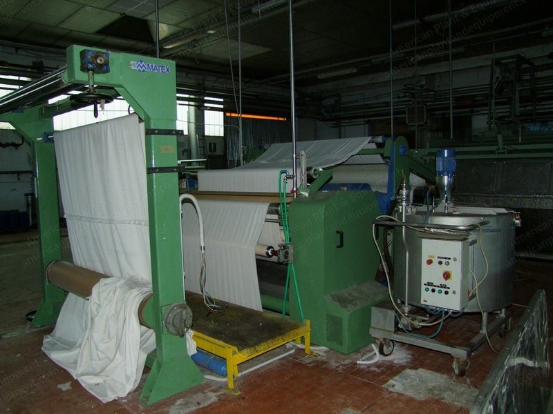 Matex, 1998, Fabric Impregnation Line for Bleaching, 1800mm Working Width