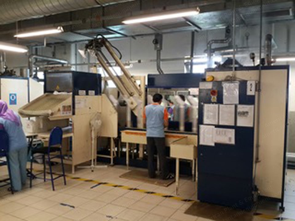 Heliot, Socksmodule 24 T, 1996, Socks Boarding Machine, 2 Bar Steam Pressure, 380V 50Hz