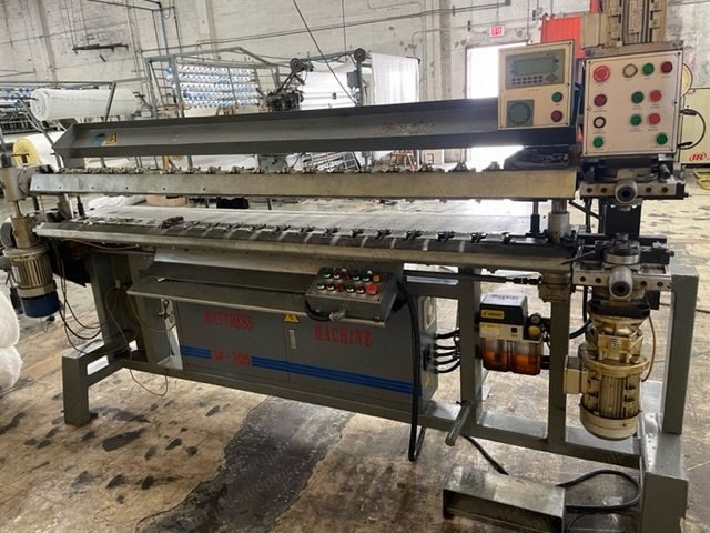 Huajian, SX-200, 2007, Semi Automatic Bonnell Spring Assembler, 20 Jaws, 83mm Bonnell Diameter