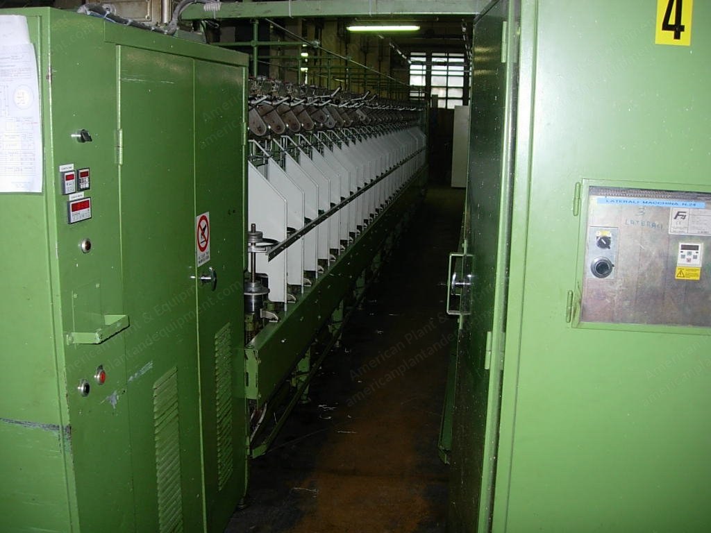 Lezzeni, TBR 3x1, 1974, 180 Feeding Spindles, 60 Take Up Spindles, 360mm Gauge