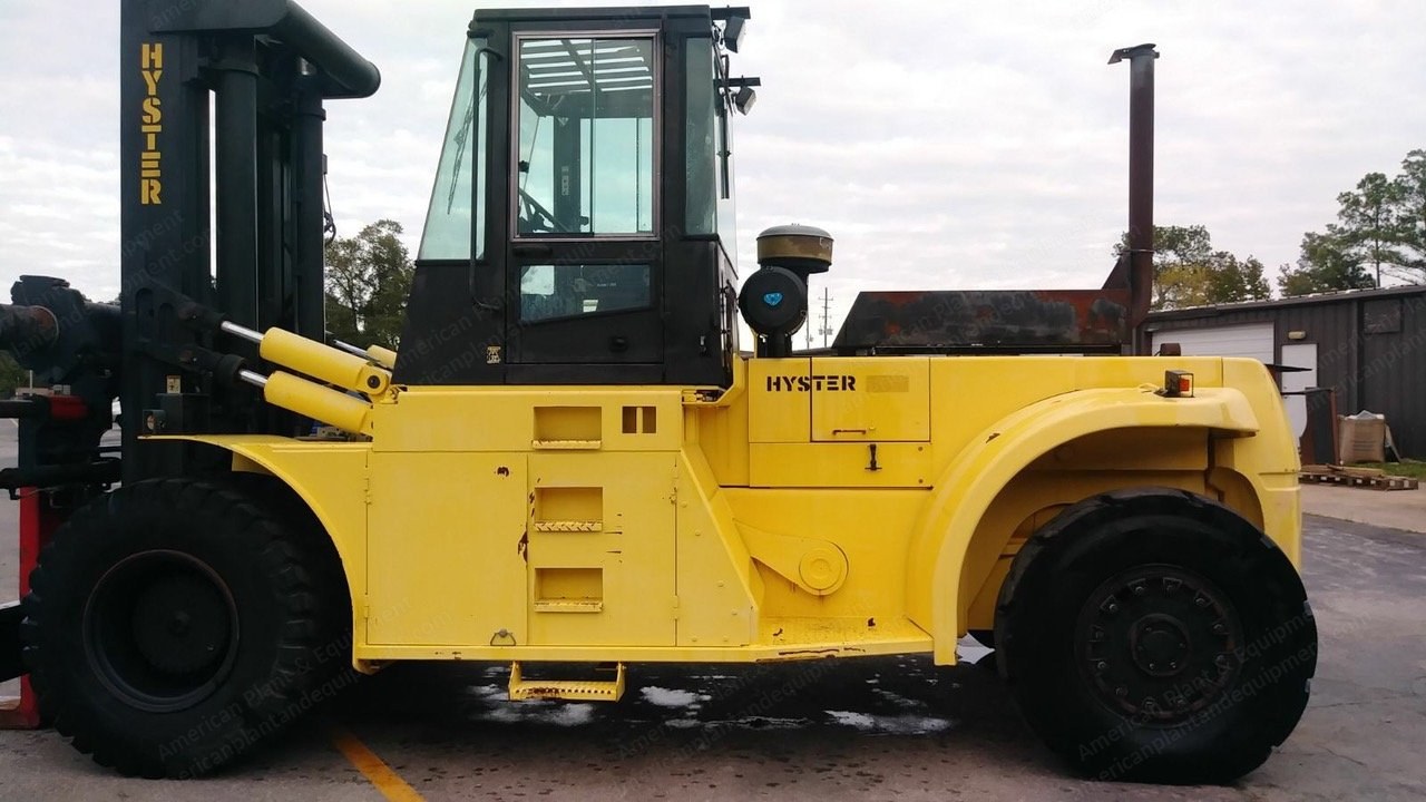 Hyster, H550F, 2006, 55,000 lbs Capacity, 2-Stage Mast, 96 inch Forks
