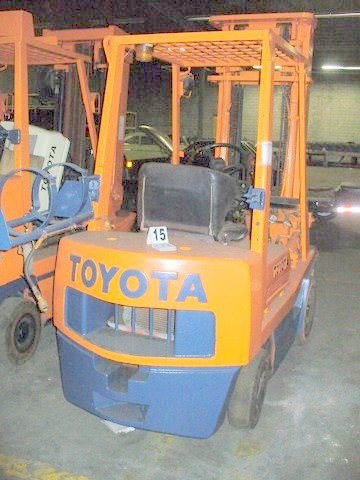 Toyota, 42-4FGCU 25, LP Forklift, 3450 lbs Capacity, 216" Max Lift, Solid Tires