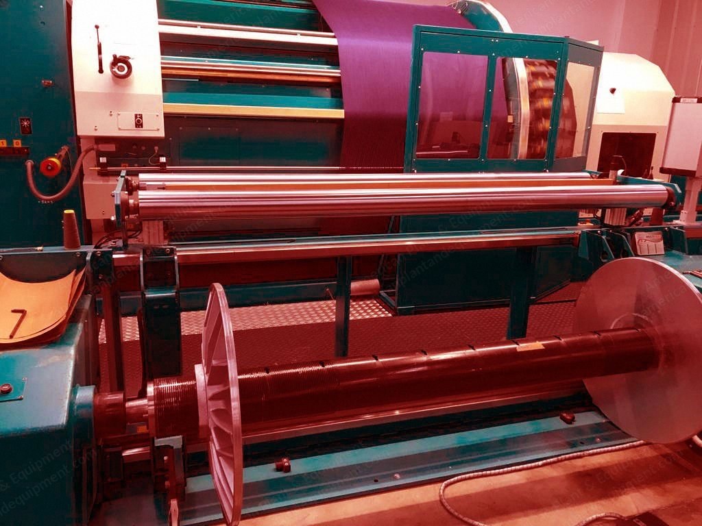 Karl Mayer, GOM 16, 2005, Working Width 2200mm, Pre-Beaming System