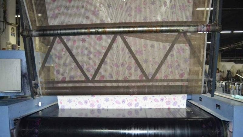 Zimmer, Rotary Printer, 1998, 2400mm Width, 12 Colors, 4 Chambers