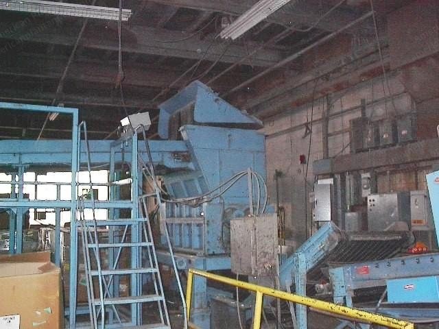 Shredpax, Dual Rotor Shredder, 36x62 inch, Dual 40 HP Motors