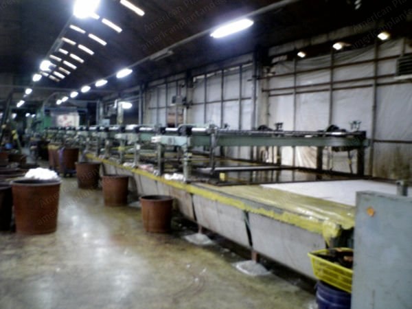 Doona Engineering, Flat Bed Screen Printing Plant, 2012, 2400mm Working Width, 10 Colors