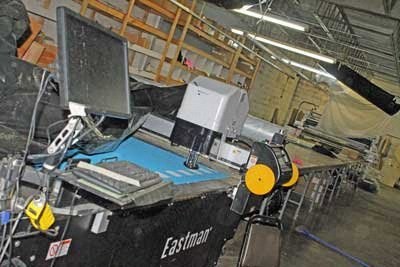 Eastman, MPC-0113, Automatic Cutting Machine, Bed Size 80x84 in, Overall Length 15 ft