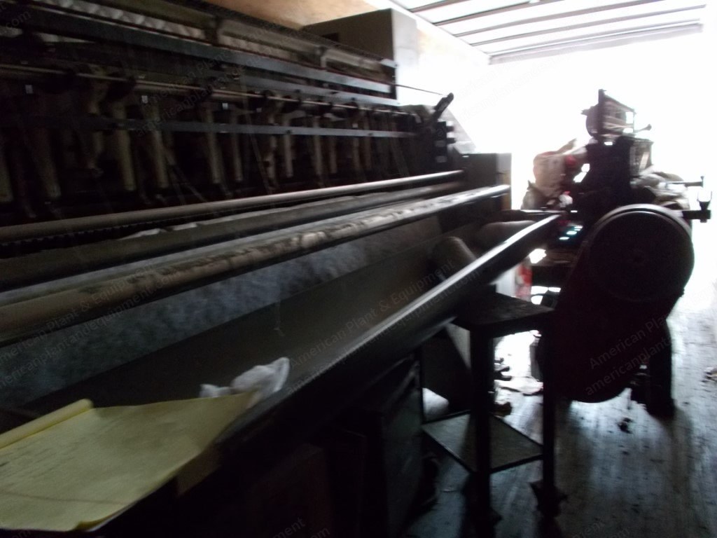 Gribetz, GI-1300, 90" Cam Quilter, with James Cash Panel Cutter, Top & Bottom Creel