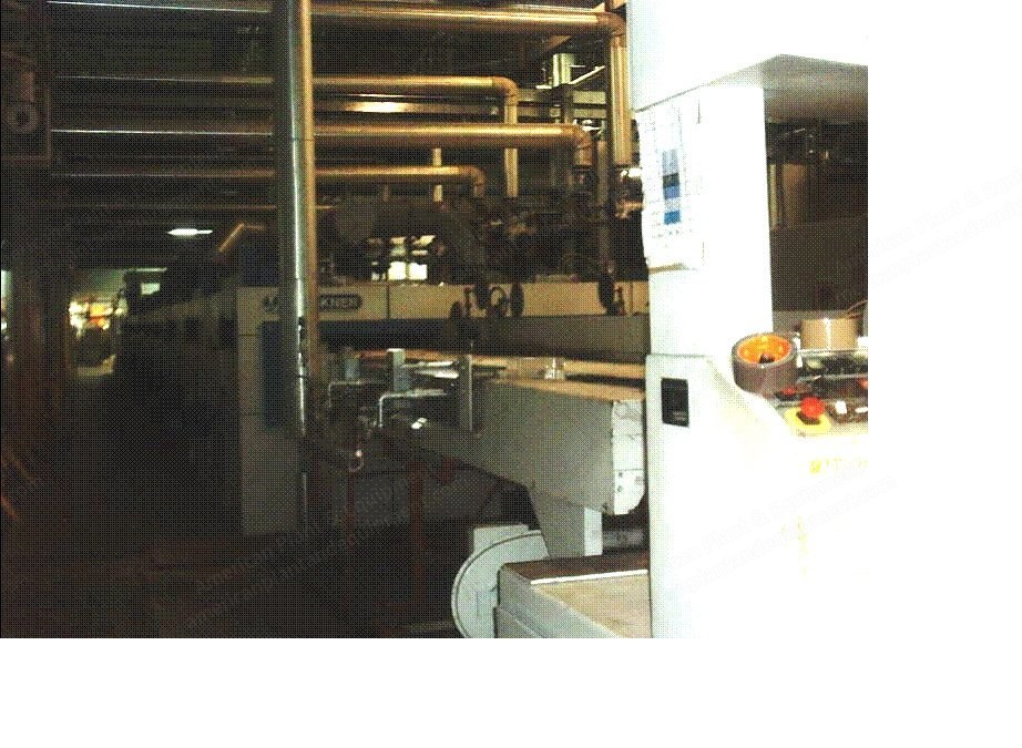 Bruckner Tenter Frame, 1999, 110" (2800mm) Width, 8 Zones, Hot Oil, Pin Chain