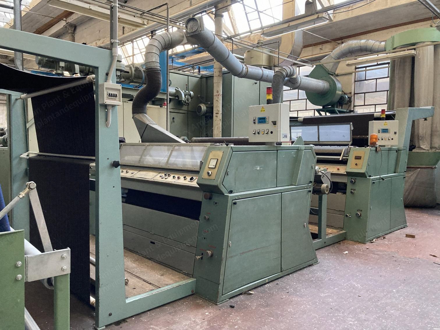 Guido Regis Shearing Line, 1600mm Working Width, Brushing Device, Ventilator