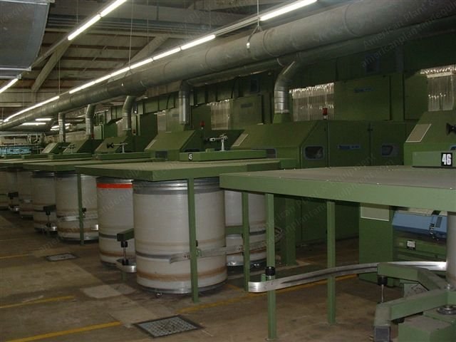 Truetzschler, Type 903, 2000, with Chute Feed Type DFK, Coiler Type KH 600, Can Changer Type KHC 950/1000