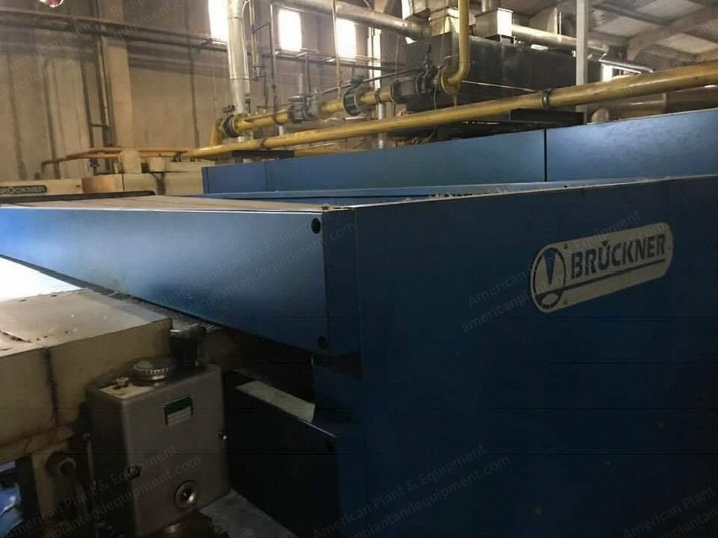 Bruckner Stenter, 2004, 3400mm Working Width, 6 Chambers, Gas Heated, Pin and Clip Chain