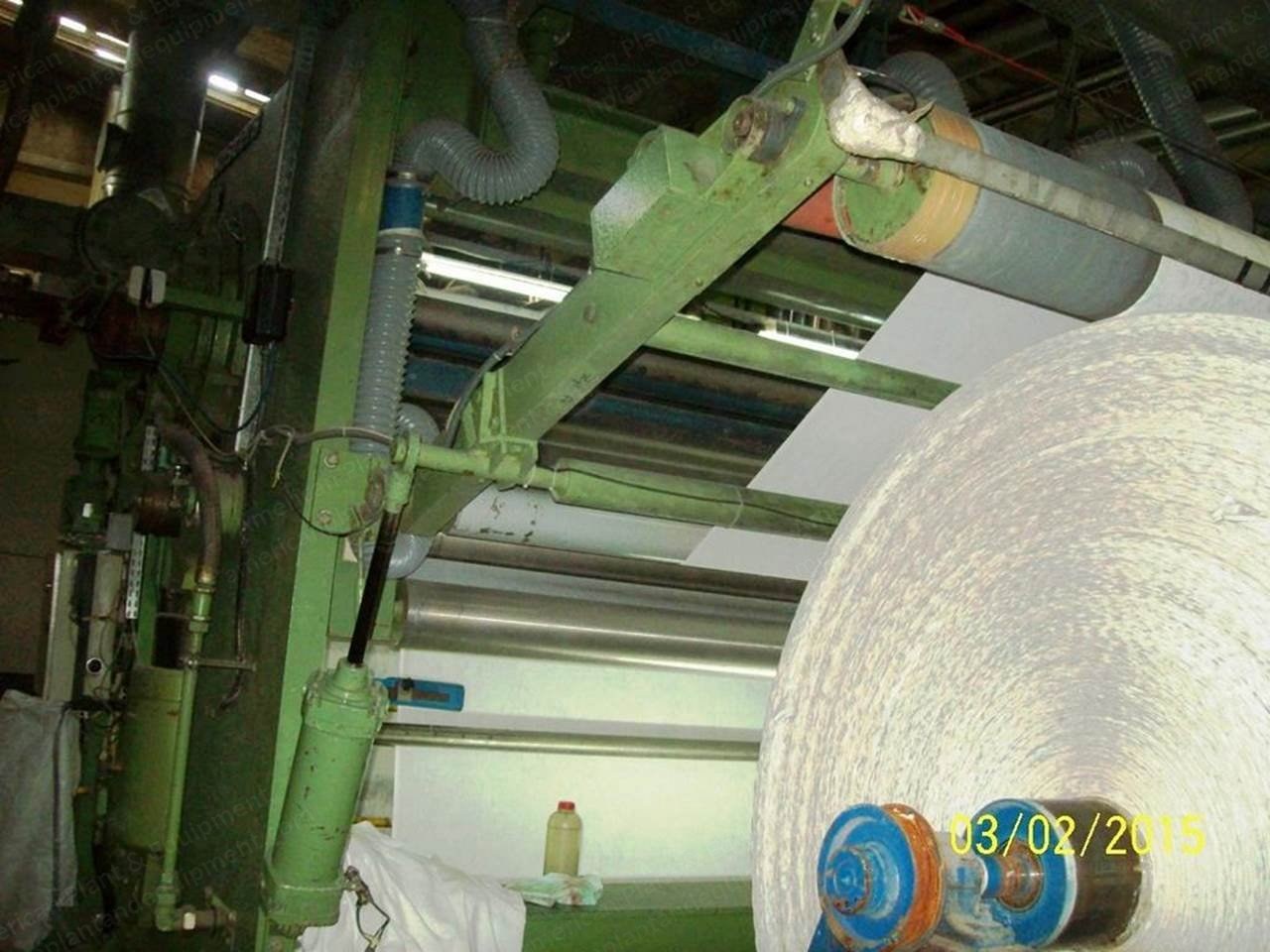 Kusters, 2-Cylinder Calender, 1996, 3400mm Working Width, Gas Heated