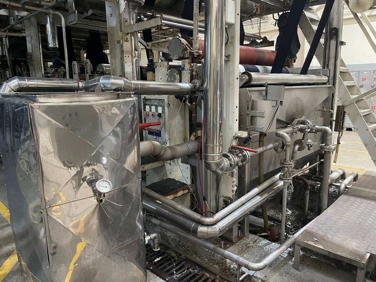 Sucker Muller Hacoba, Denim Dyeing, Sizing and Warping Line, 2003, 1600-1800mm Width, 8 Dyeing Boxes, 2 Sizing Boxes
