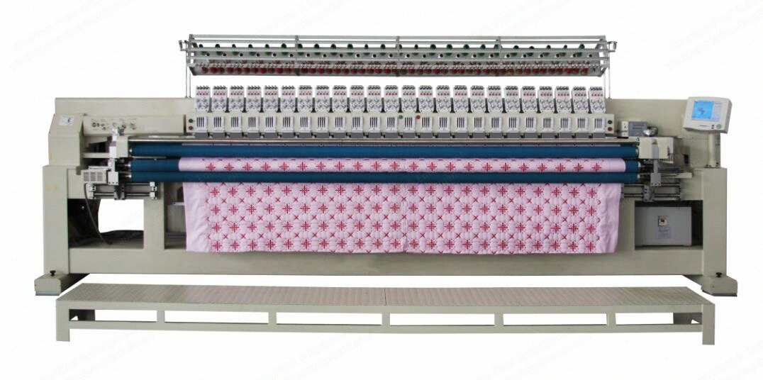 NovaStar, QL227, Computerized Quilting & Embroidery Machine, 4 Needles per Head, 750-800 RPM, 10.4 Inch Touch Screen