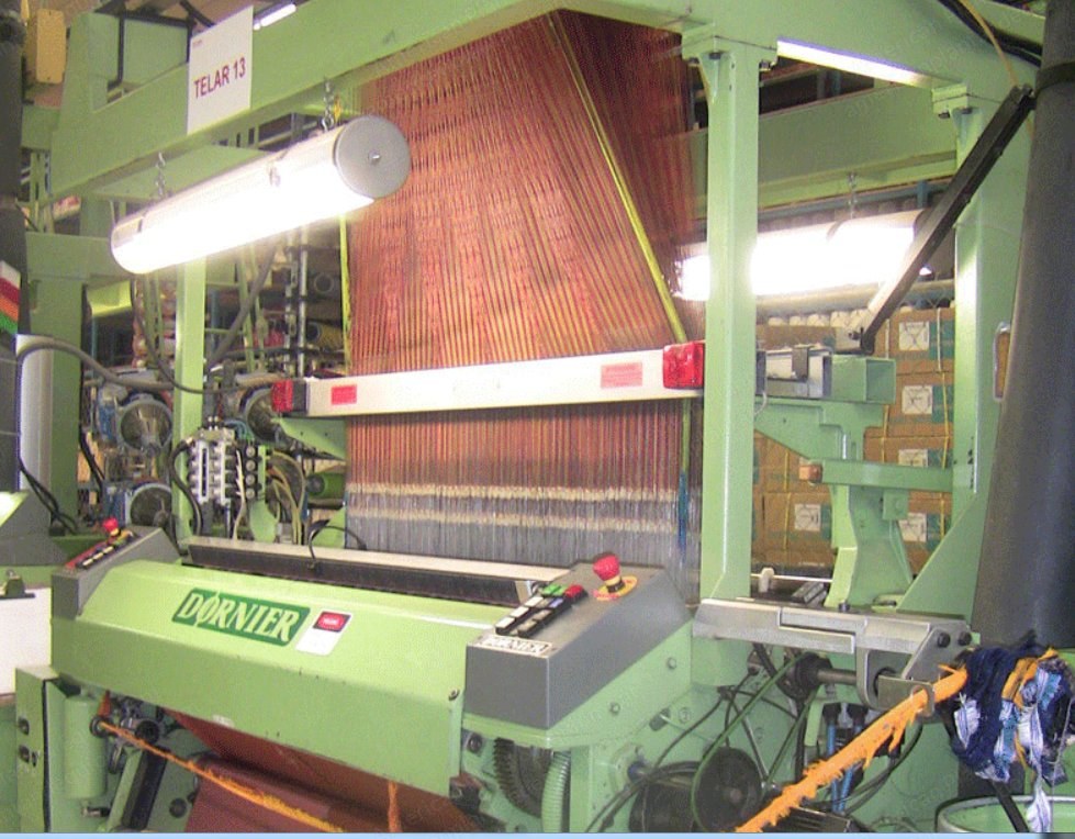 Dornier, Airjet Label Loom, 2000, 1200mm Width, Staubli Jacquard, 1152 Hooks, 8 Colors