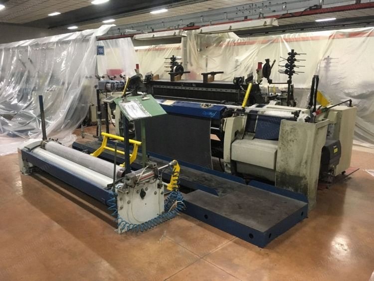 Picanol, Optimax-4-R-220, 2010, Rapier Loom, 2200mm Working Width, 4 Colors, Staubli Dobby