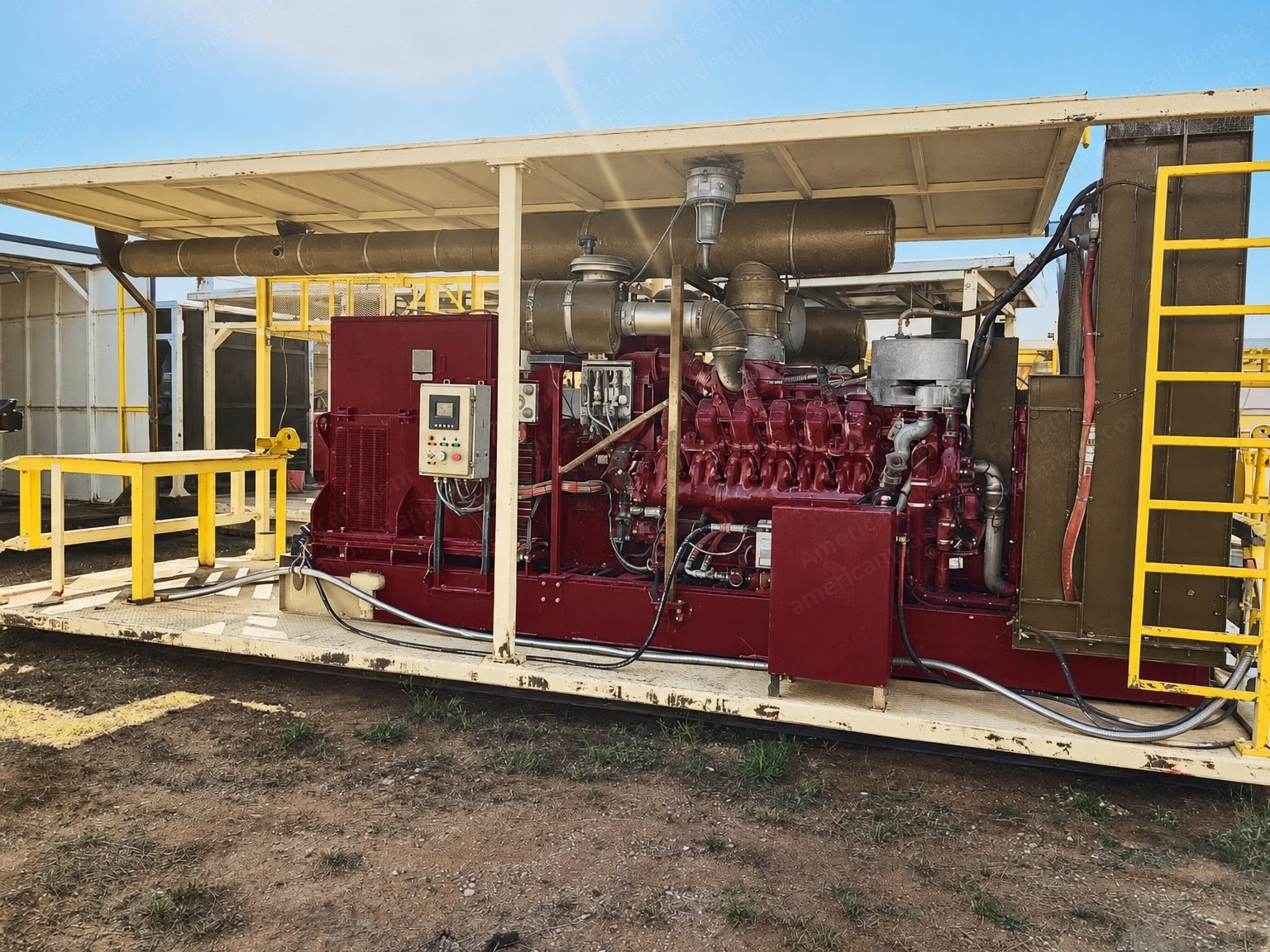 MTU, HFC7632-64E, AC Generator Set, 1,500 kW, 1,833.3 kVA, 600 V, 60 Hz