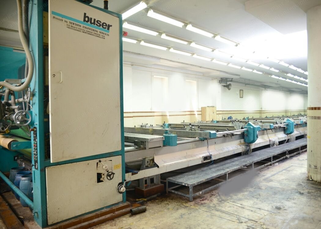 Buser, Hydromag F7 2750/40/13R, 2003, 2750mm Fabric Width, 12 Colors, Flat Screen