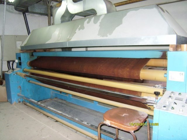 Monti Felt Calender and Transfer Printing Machine, 3200mm, 1999, Outlet Shaking, Vapor Suction Hood