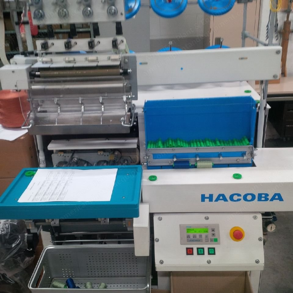 Hacoba, NSA-HS, 2001/2003, 4 Positions, Cylindrical Tube, Final Bobbin Length 70mm