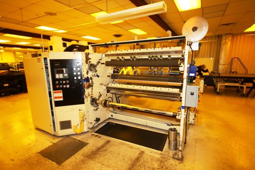 Dusenbery, 835, 62" Working Width, 24" Rewind Diameter, 40" Unwind Diameter, 3-Motor Drive