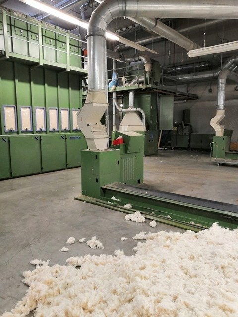Trutzschler, Blowroom Line, 1995/1996, Blendomat BDT-019/2300, CVT1/1600, MCM 6/1600