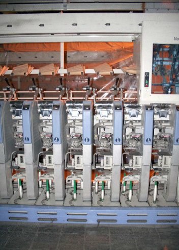Cognetex, Idea, 2001, Worsted Spinning Frames Linked to Murata 7-CF Winders, 720 Spindles, Ring Diameter 51mm