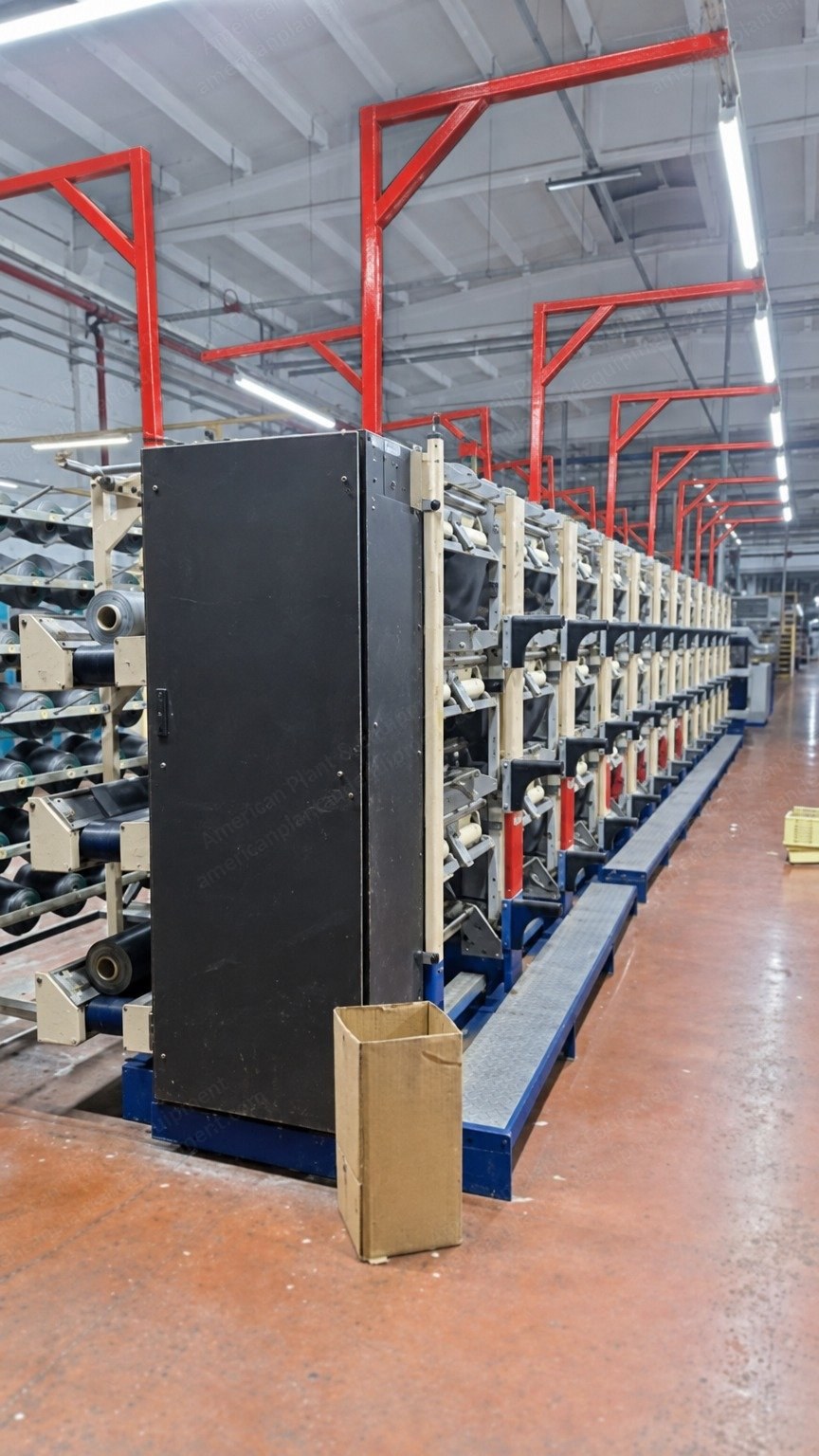 Superba, B401, 2007, Yarn Heat Setting Line, 72 Positions