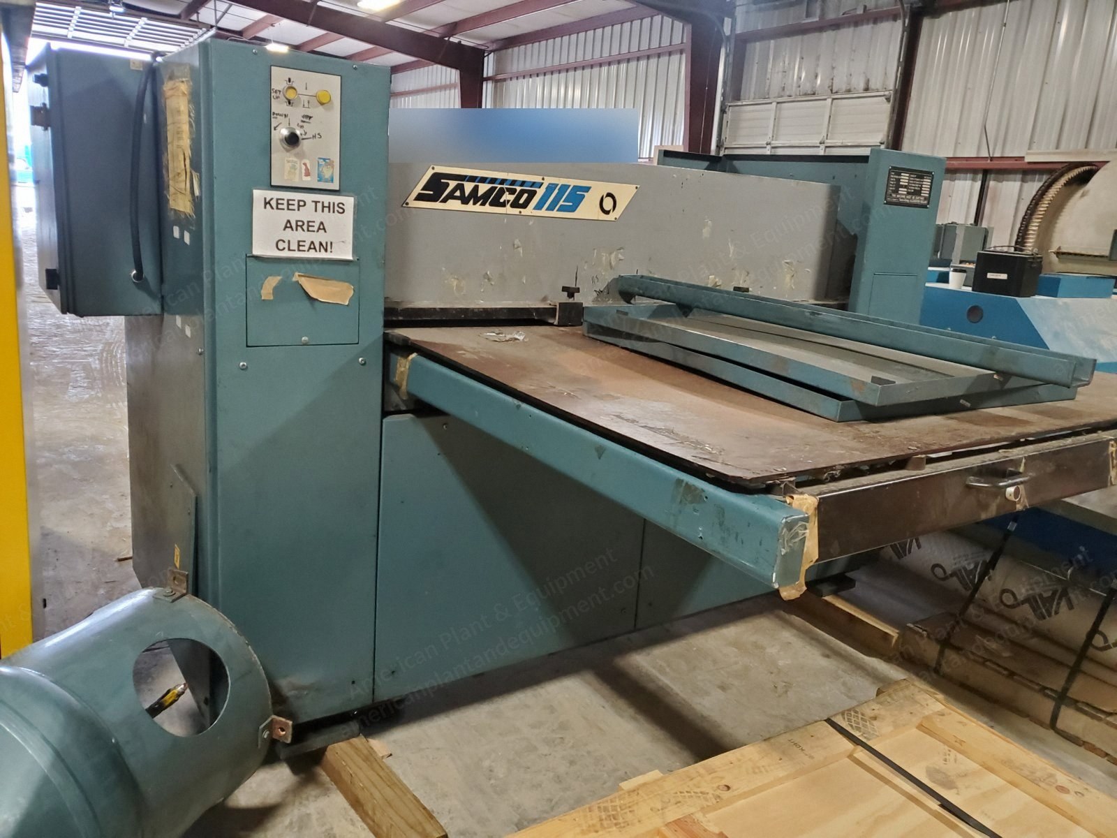 Samco, 1710, Hydraulic Die Cutter, 63x41 inches, 115 ton