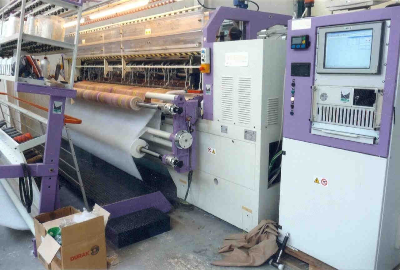 Meca, Ecording, 2005, Multi Needle Quilting Machine, 3200mm Working Width, 3 Needle Rows, 700 RPM